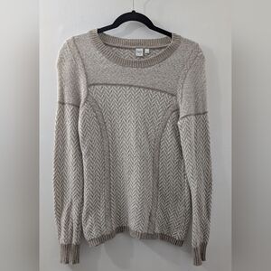 Twik Women's Taupe Patterned Sweater